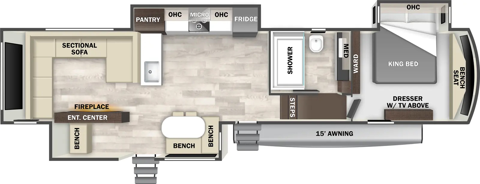 412FWC Floorplan Image